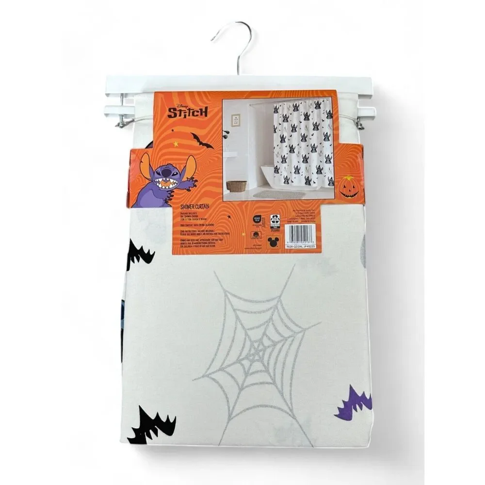 Disney Lilo and Stitch Halloween‎ Cotton Shower Curtain 72x72